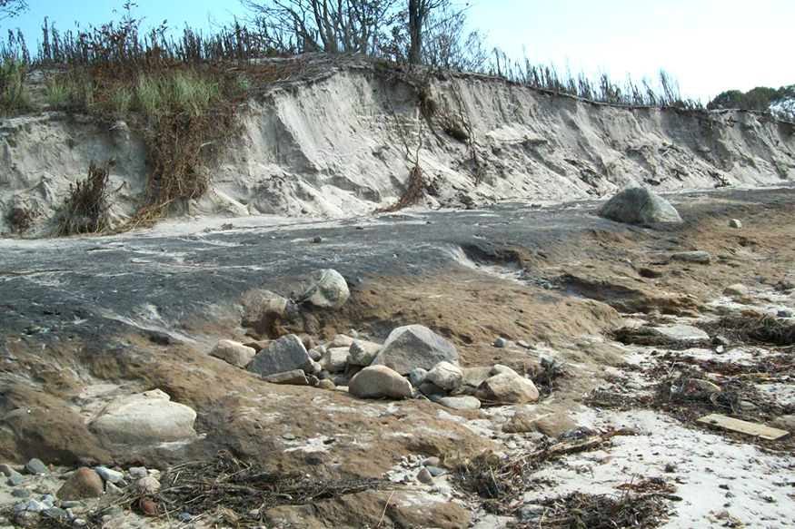 beach erosion