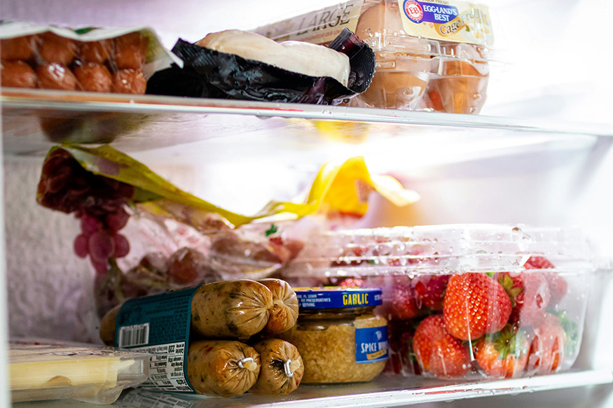 Food in the refrigerator